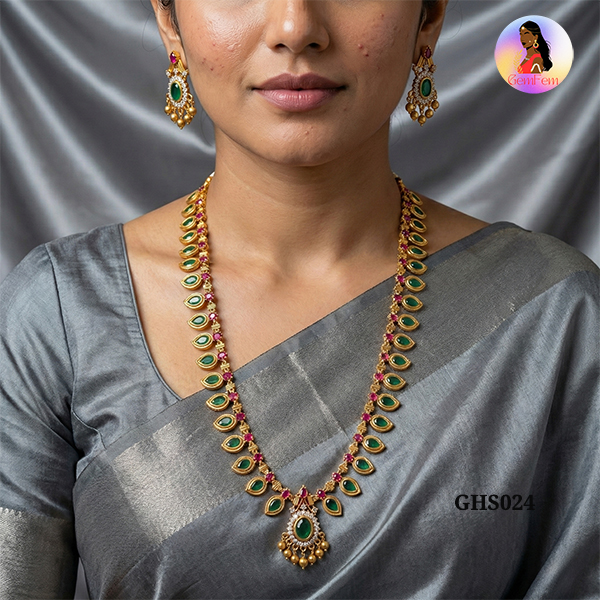 GHS024.jpg Palakka Haram Set – GHS024 - Image 1
