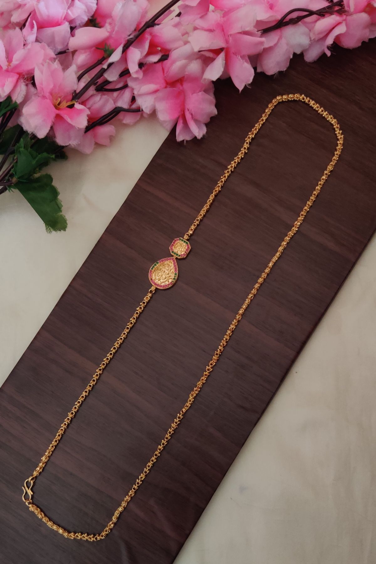 IMG_20241123_160133-1.jpg Simple Designer Mogappu Chain - Image 1
