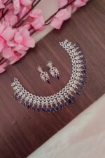 AD Purple Stone Designer Necklace