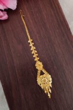 Beautiful Flower Designer Gold Finish Tikka