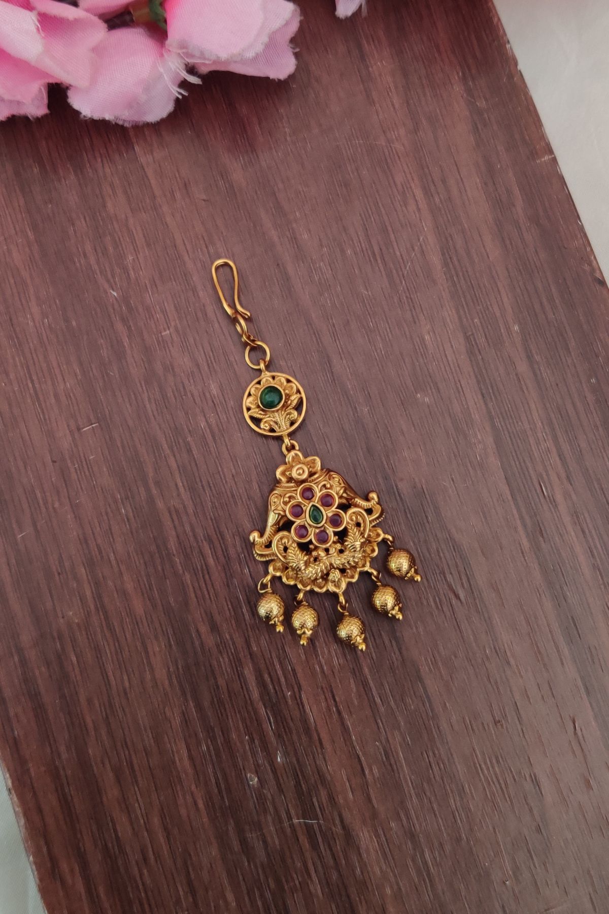 IMG_20251110_125218-1-1.jpg Flower Designer Pendant Tikka - Image 1